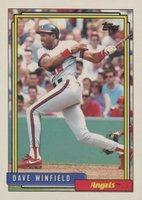 1992 Topps #792 Dave Winfield Baseball Card