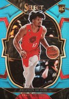 2022 Panini Select #71 Shaedon Sharpe Light Blue Basketball Card