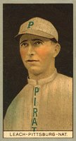 1912 Brown Backgrounds Red Cycle #100 Tommy Leach Baseball Card