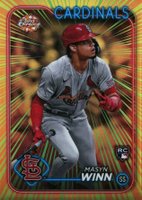 2024 Topps Chrome Radiating Rookies #RR9 Masyn Winn Baseball Card