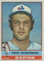1976 Topps #188 Fred Scherman Baseball Card