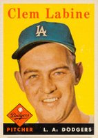1958 Topps #305 Clem Labine Baseball Card