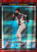 2002 Bowman Chrome #101 Pedro Martinez Xfractor Baseball Card