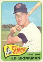 1965 Topps #417 Ed Brinkman Baseball Card