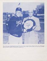 1957 New York Yankees Tri-Fold # Mickey Mantle/William Harridge Baseball Card