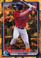 2024 Bowman Chrome Sapphire Edition Prospects #178 Kyle Teel Gold Baseball Card