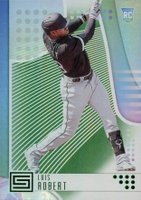 2020 Panini Chronicles Status #20 Luis Robert Green Baseball Card