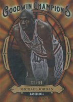 2020 Goodwin Champions Basketball Retail Exclusives #GB1 Michael Jordan Orange Basketball Card