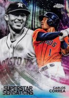 2018 Topps Chrome Superstar Sensations #SS-12 Carlos Correa Baseball Card