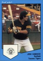 1989 Procards Tacoma Tigers #1536 Jose Canseco Baseball Card