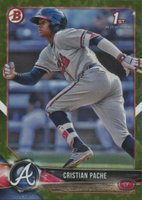 2018 Bowman Paper Prospects #BP46 Cristian Pache Camo Baseball Card