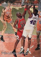 1998 Upper Deck Jordan Tribute #MJ77 Michael Jordan MJ Reflections Basketball Card