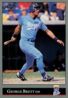 1992 Leaf Preview #19 George Brett Baseball Card