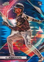 2022 Topps Cosmic Chrome #133 CJ Abrams Blue Moon Refractor Baseball Card