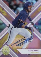 2018 Panini Elite Extra Edition #27 Seth Beer Autograph-Tie-Dye Baseball Card