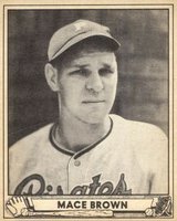 1940 Play Ball #220 Mace Brown Baseball Card