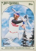 2023 Topps X Bob Ross the Joy of Baseball #58 Bryce Harper Baseball Card