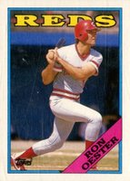 1988 Topps #17 Ron Oester Baseball Card