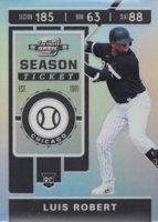 2020 Panini Chronicles Contenders Optic #7 Luis Robert Holo Baseball Card