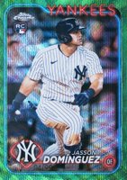 2024 Topps Chrome #89 Jasson Dominguez Green Wave Baseball Card