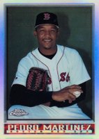 1998 Topps Chrome #338 Pedro Martinez Refractor Baseball Card