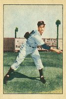 1952 Berk Ross # Larry Jansen Baseball Card
