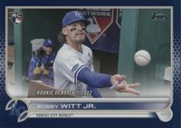 2022 Topps Update #US187 Bobby Witt Jr. Royal Blue Baseball Card