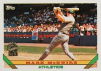 1993 Topps #100 Mark McGwire Florida Marlins Inaugural Baseball Card