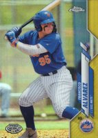 2020 Topps Pro Debut #PDC64 Francisco Alvarez Chrome-Gold Refractor Baseball Card