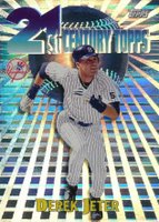 2000 Topps Chrome 21st Century #C3 Derek Jeter Baseball Card