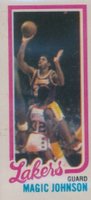 1980 Topps Singles # Magic Johnson Basketball Card