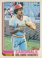 1982 Topps #604 Orlando Sanchez Baseball Card