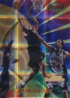 1997 Bowman's Best #98 Allen Iverson Atomic Refractor Basketball Card