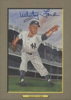 1985 Perez-Steele Great Moments Postcards #5 Whitey Ford Baseball Card