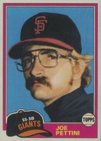 1981 Topps #62 Joe Pettini Baseball Card