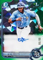 2022 Bowman Chrome Prospect Autographs #CPAEC Elijah Cabell Atomic Refractor Baseball Card
