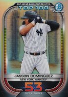 2021 Bowman Chrome Scouts' Top 100 #53 Jasson Dominguez Baseball Card