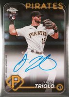 2024 Topps Chrome Rookie Autographs #RAJTR Jared Triolo Baseball Card