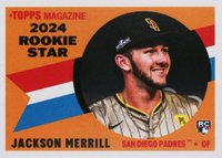 2024 Topps Throwback Thursday #143 Jackson Merrill Baseball Card