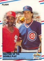 1988 Fleer #628 Masters Of The Double Play Baseball Card