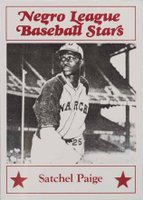 1986 Fritsch Negro League Baseball Stars #10 Satchel Paige Baseball Card