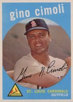 1959 Topps #418 Gino Cimoli Baseball Card