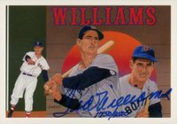 1992 Upper Deck Heroes Ted Williams #36 Ted Williams Checklist #28-36-Autograph Baseball Card