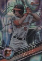2022 Bowman's Best Top Prospects #TP2 Jackson Holliday Aqua Lava Refractor Baseball Card
