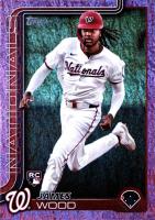 2025 Topps #181 James Wood Pink Holo Foil Baseball Card