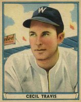 1941 Play Ball #48 Cecil Travis Baseball Card