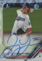 2019 Bowman Draft Chrome Draft Picks Autograph #CDAJL Jimmy Lewis Baseball Card