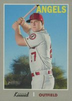 2019 Topps Heritage #485 Mike Trout Nickname Baseball Card