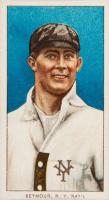 1909 White Borders Sovereign #435 Cy Seymour Portrait Baseball Card