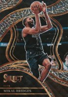 2023 Panini Select #234 Mikal Bridges Elephant Prizm Basketball Card